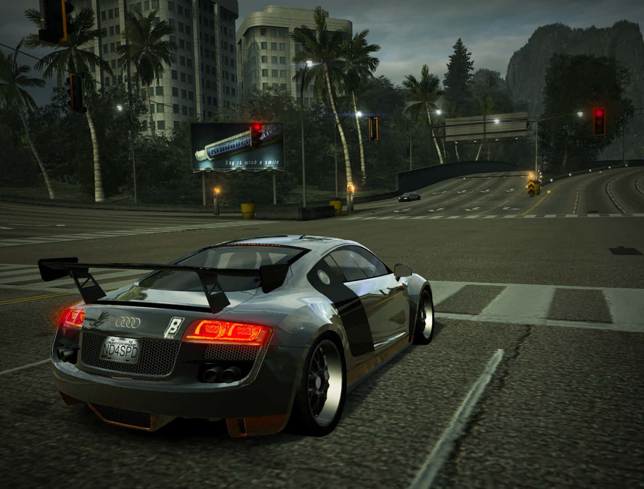 Needfor Speed World Audi R8 Night Drive Background