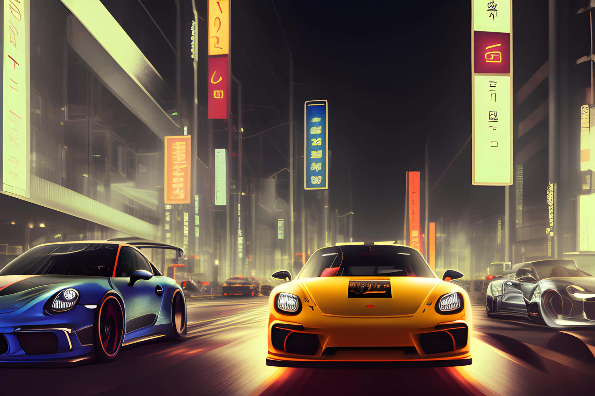 Needfor Speed World Urban Racing Scene Background