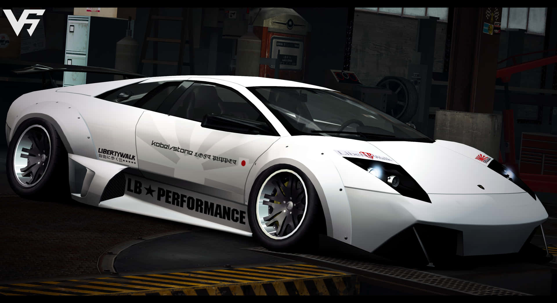 Needfor Speed World White Lamborghini Murcielago Background