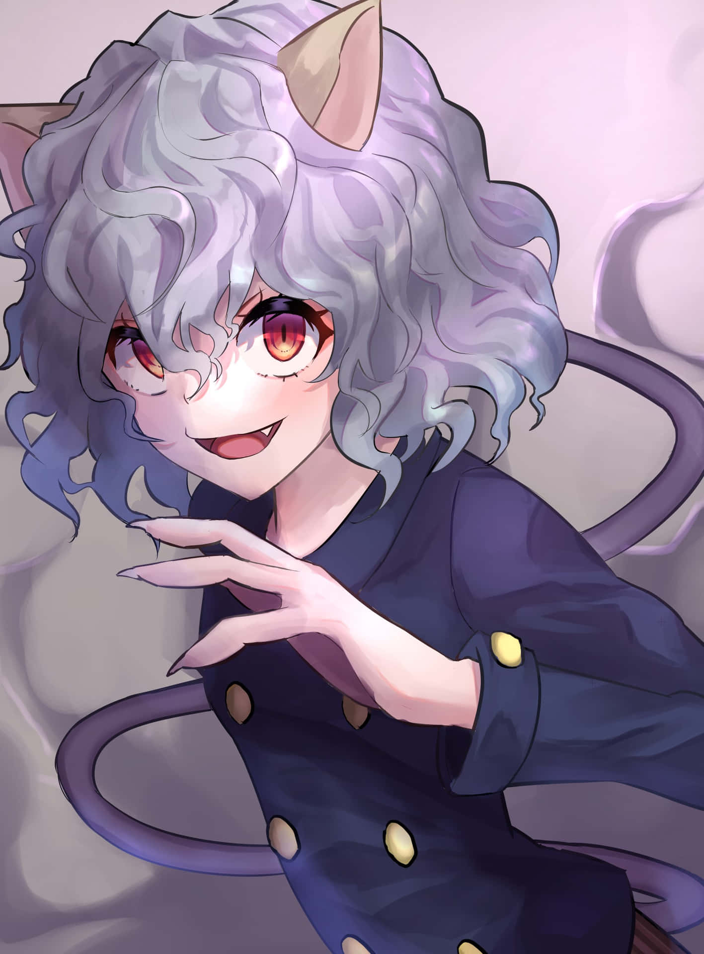 Neferpitou, The Enigmatic Cat King Background