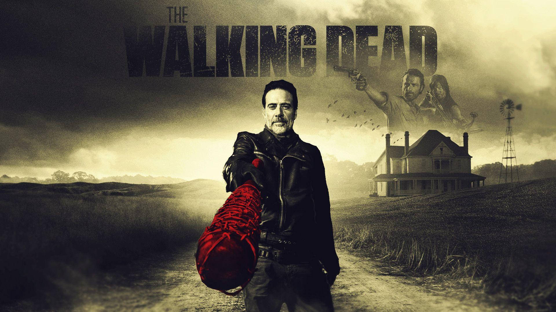 Negan From The Walking Dead Promo Background
