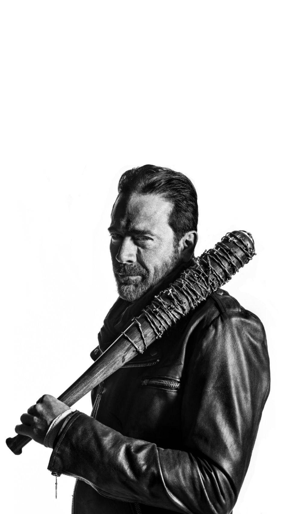 Negan With A White Background