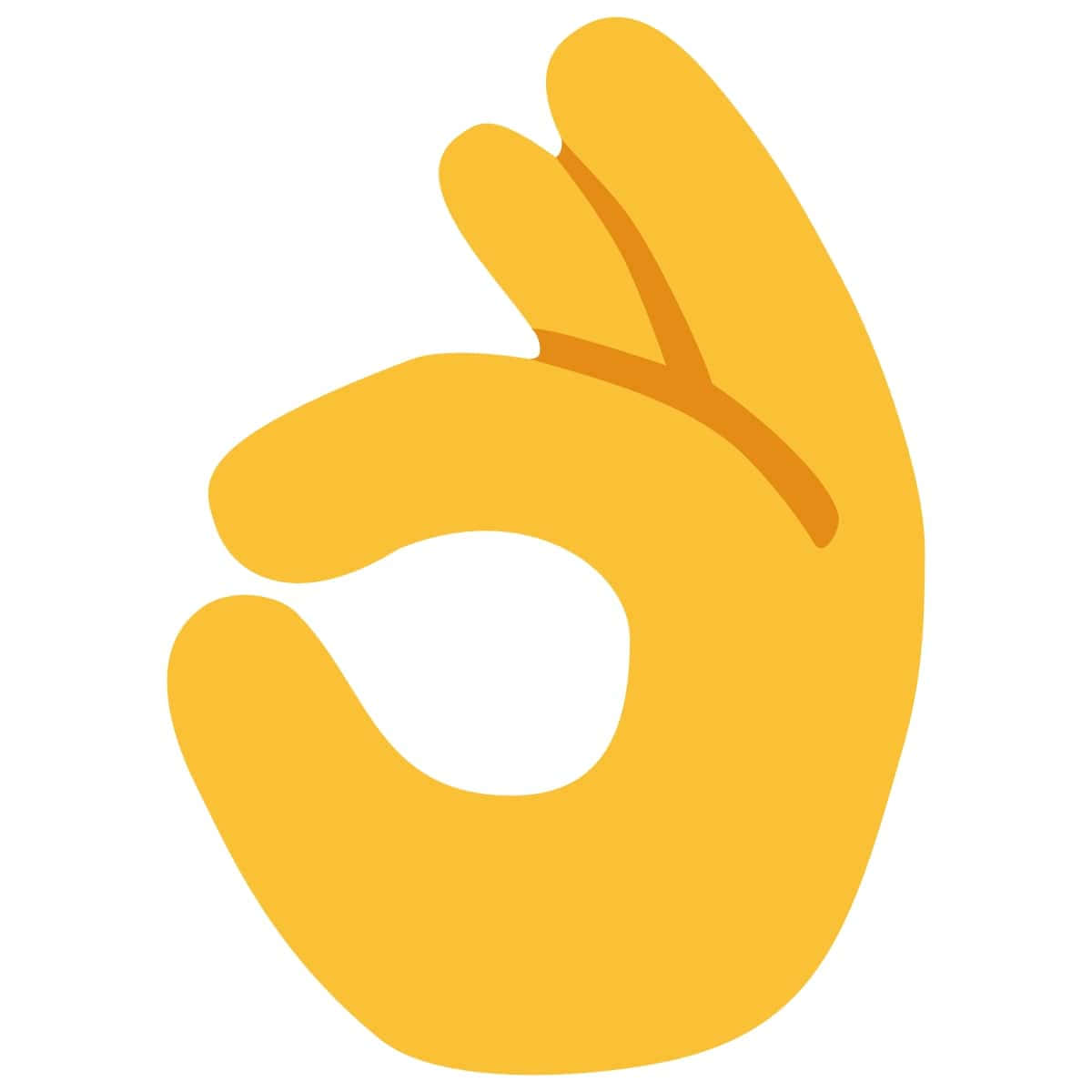 Negligible Hand Gesture Emoji Background
