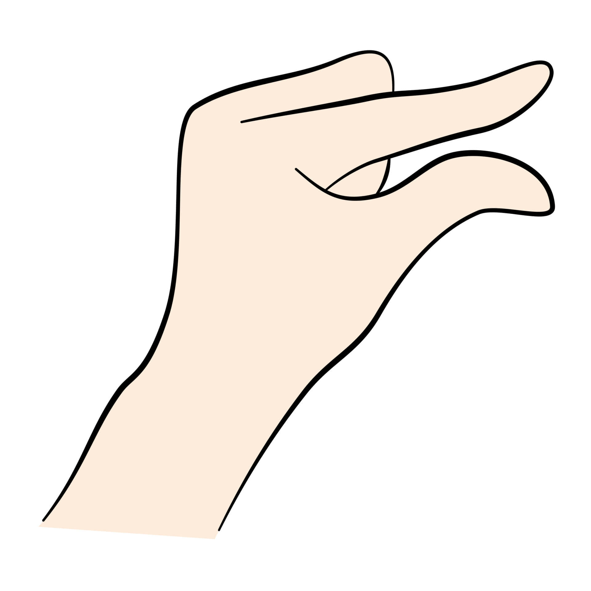 Negligible Super Light Hand Background