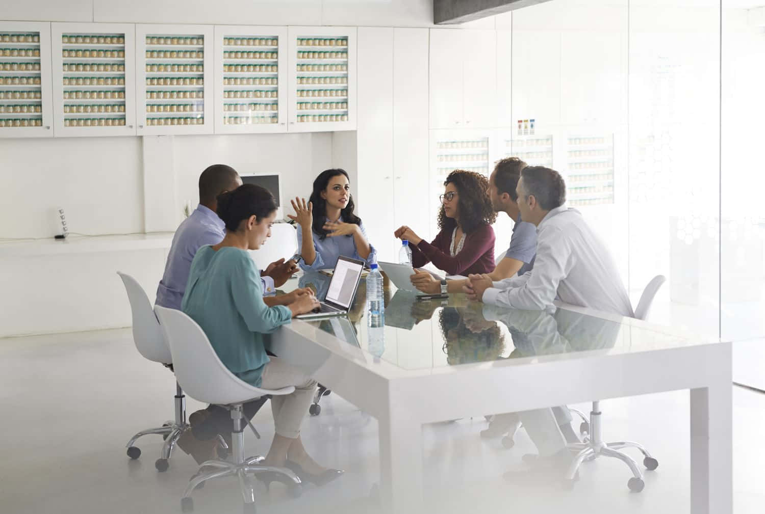 Negotiable Business Meeting Background