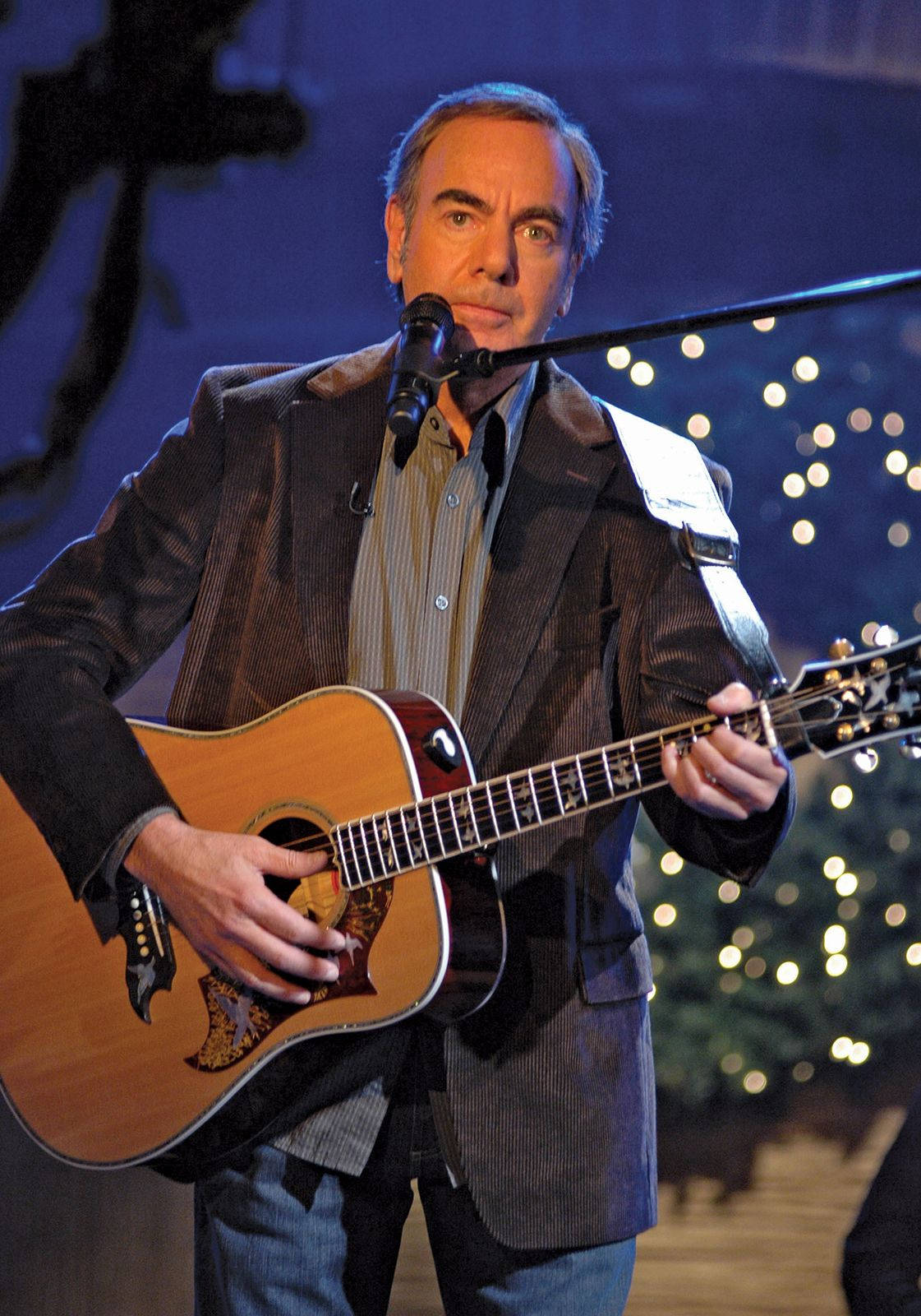 Neil Diamond And Guitar