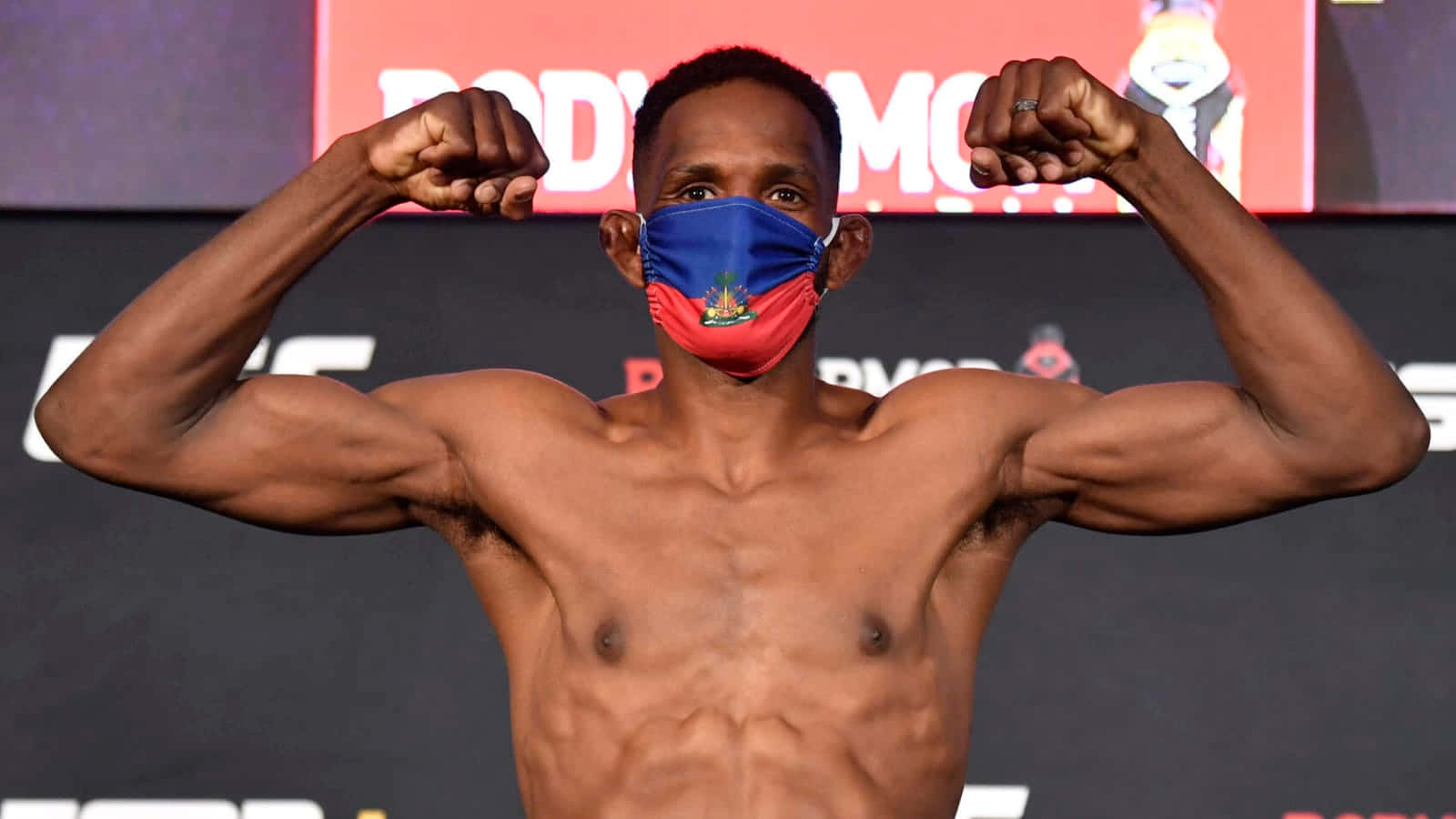 Neil Magny Face Mask Background