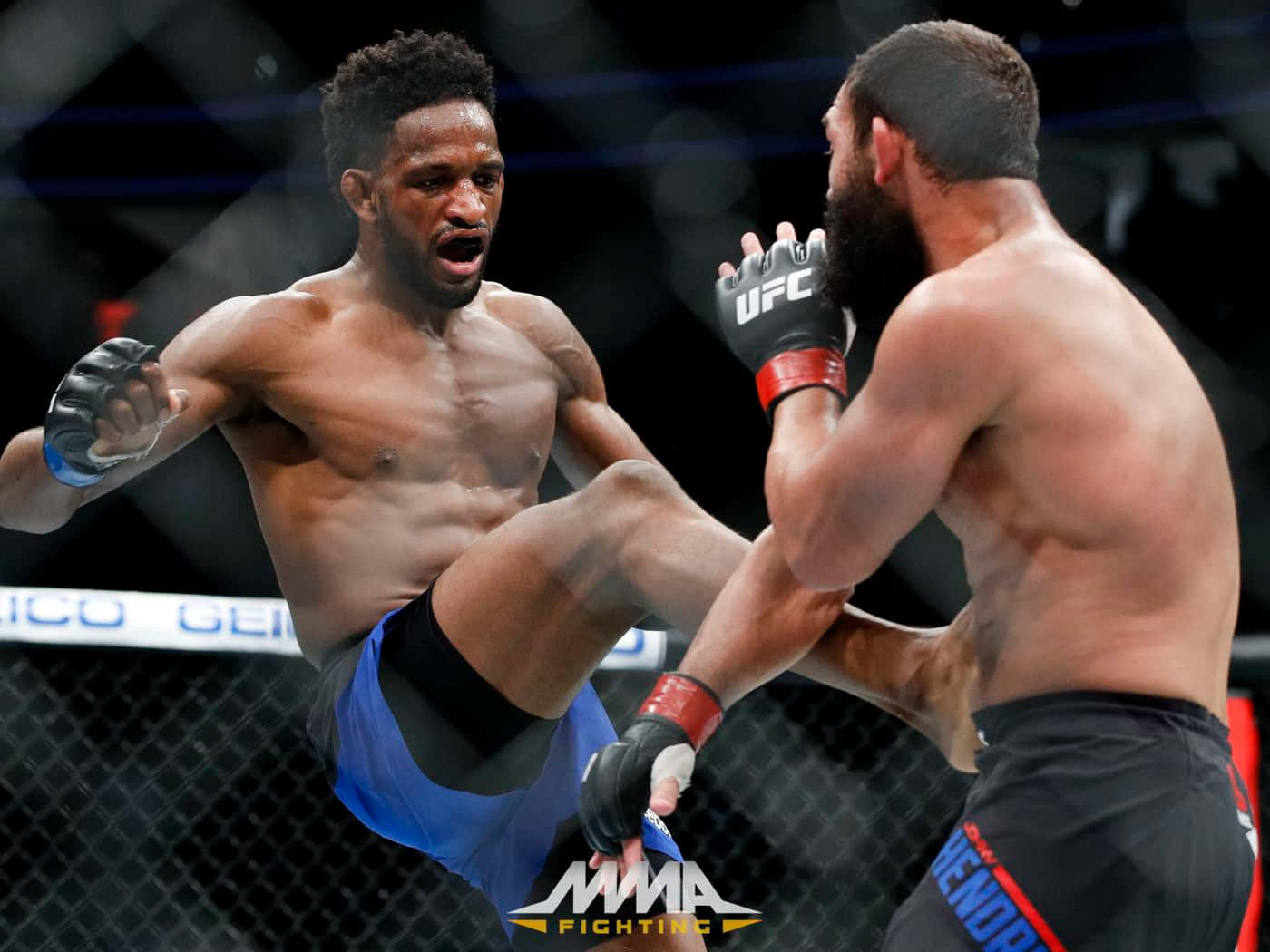 Neil Magny Kicking Background