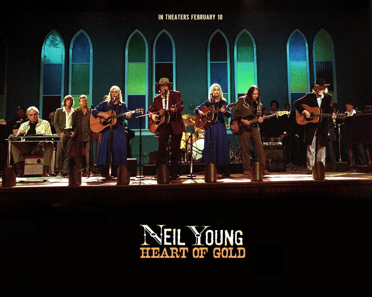 Neil Young Heart Of Gold Concert Film Poster