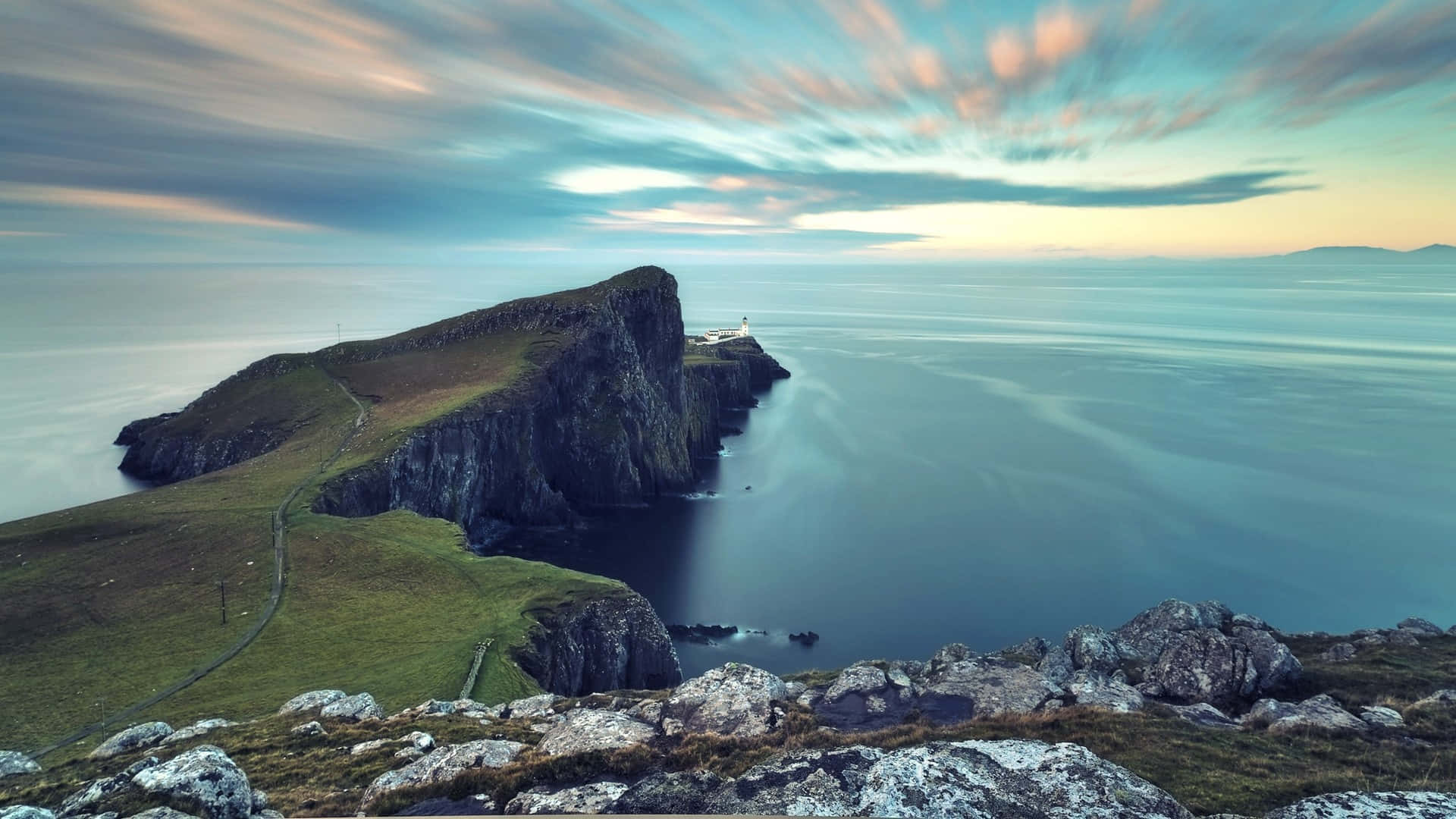 Neist Point Lighthouse Pointed Cliff