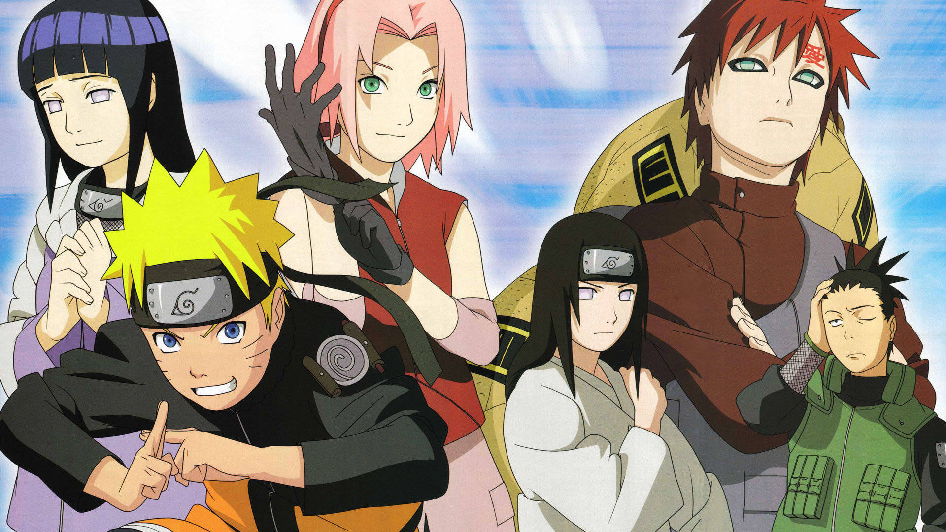 Neji And Naruto Ninjas Background
