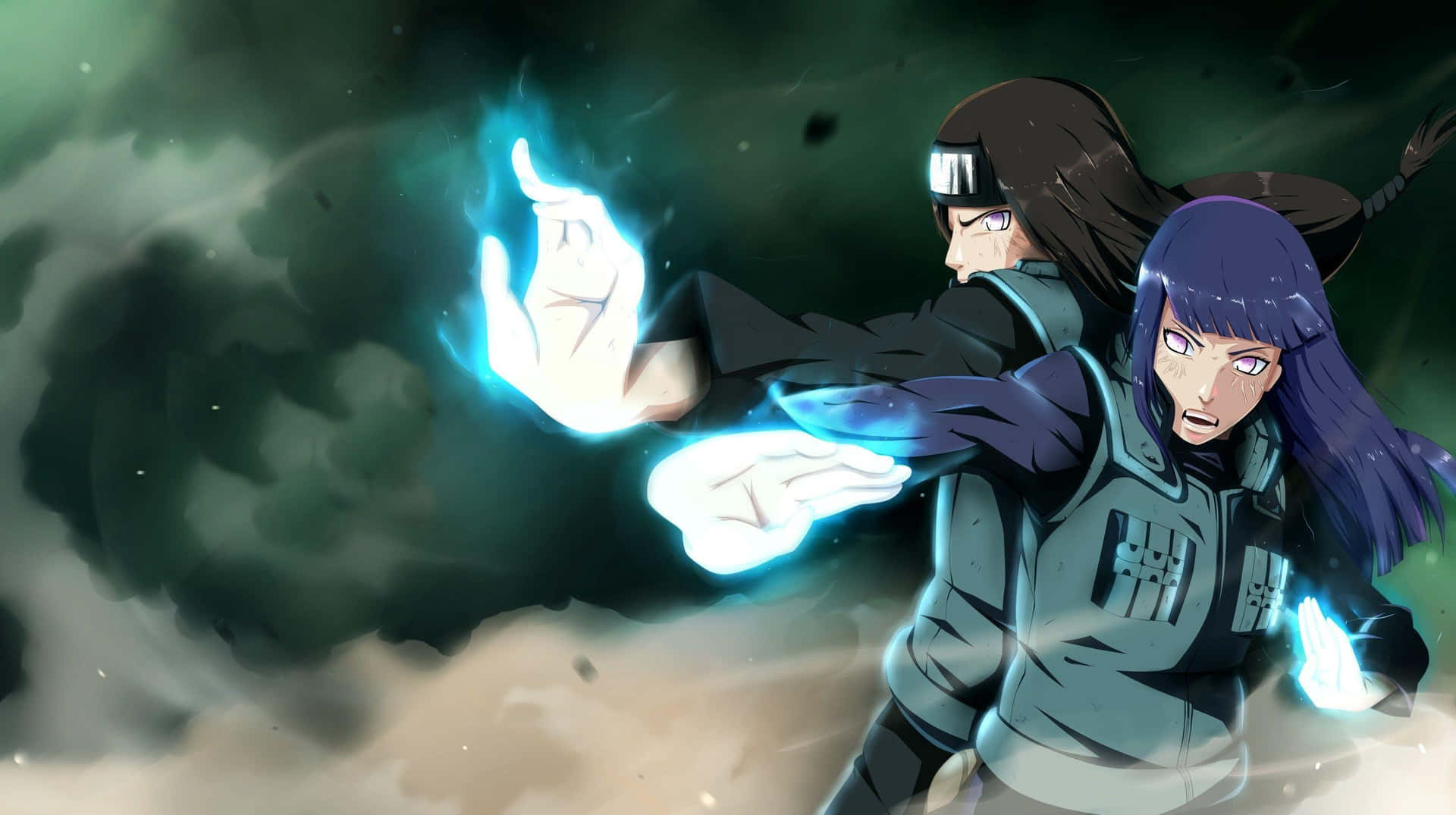 Neji Hyuga, A Powerful Ninja Of The Hyuga Clan.