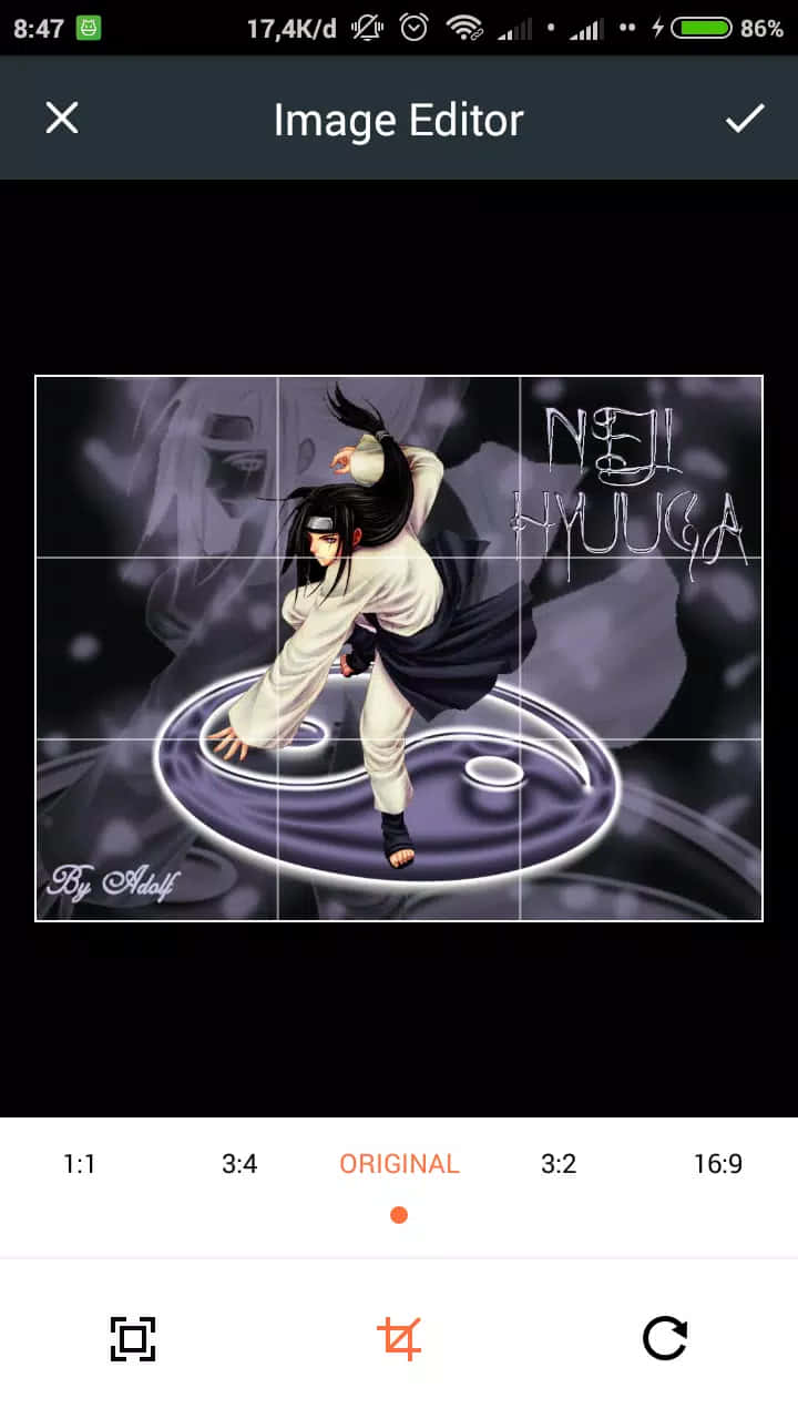 “neji Hyuga - A Shinobi Of Talent And Experience” Background