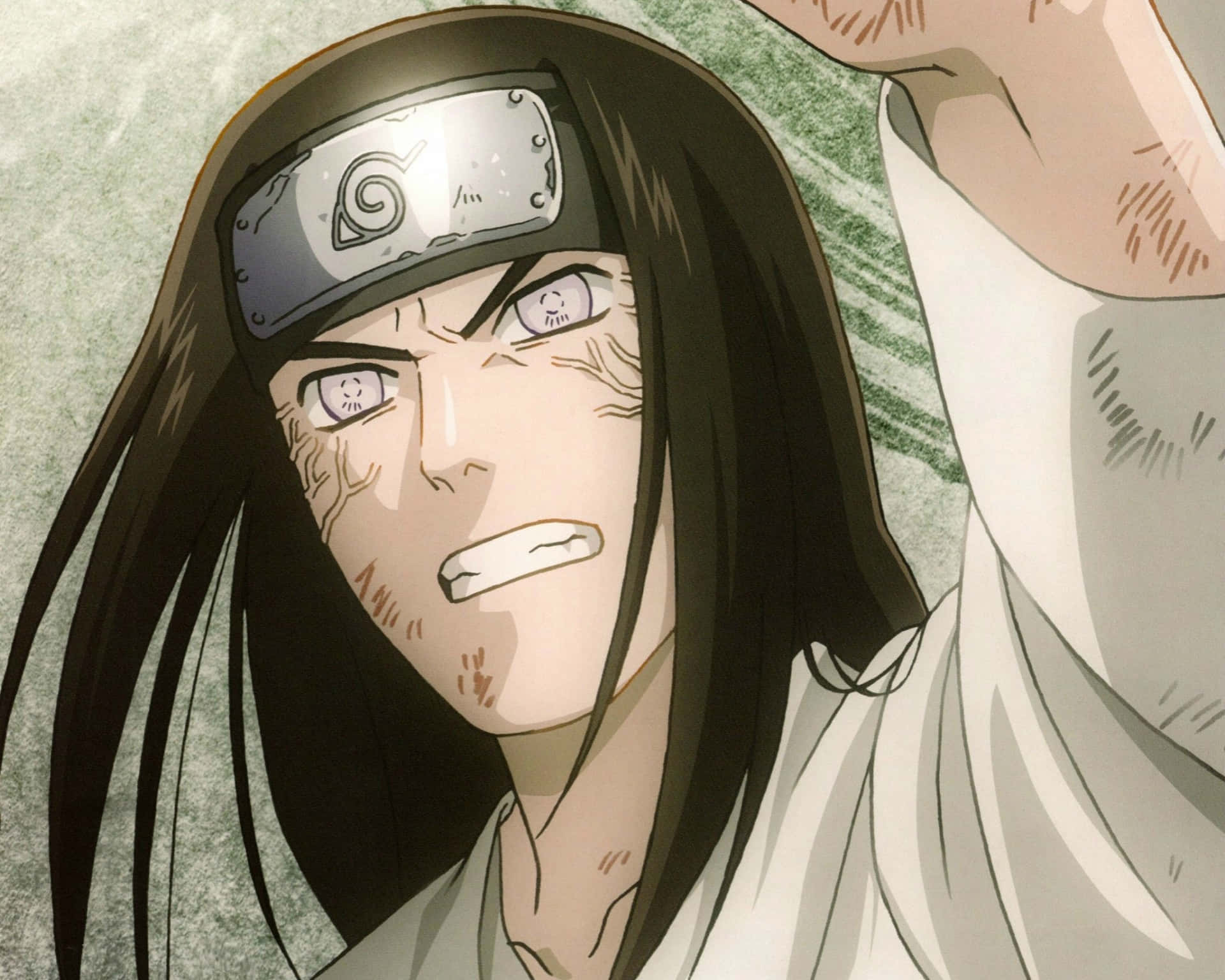 Neji Hyuga Pose Background