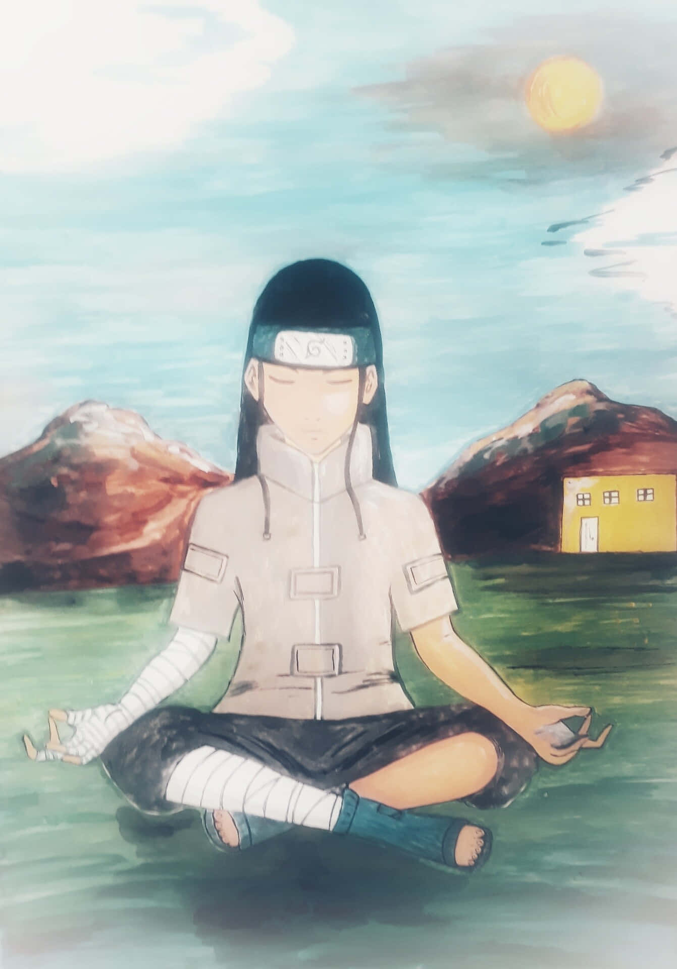 Neji Hyuga, The Master Of Byakugan Background