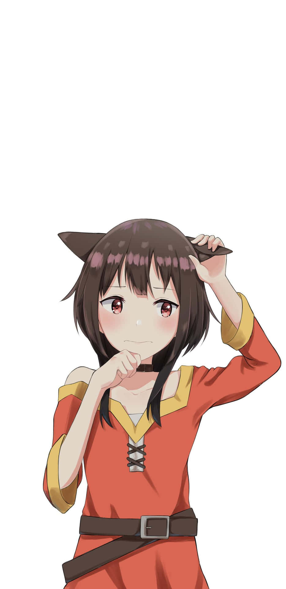 Neko Girl Anime Character Background