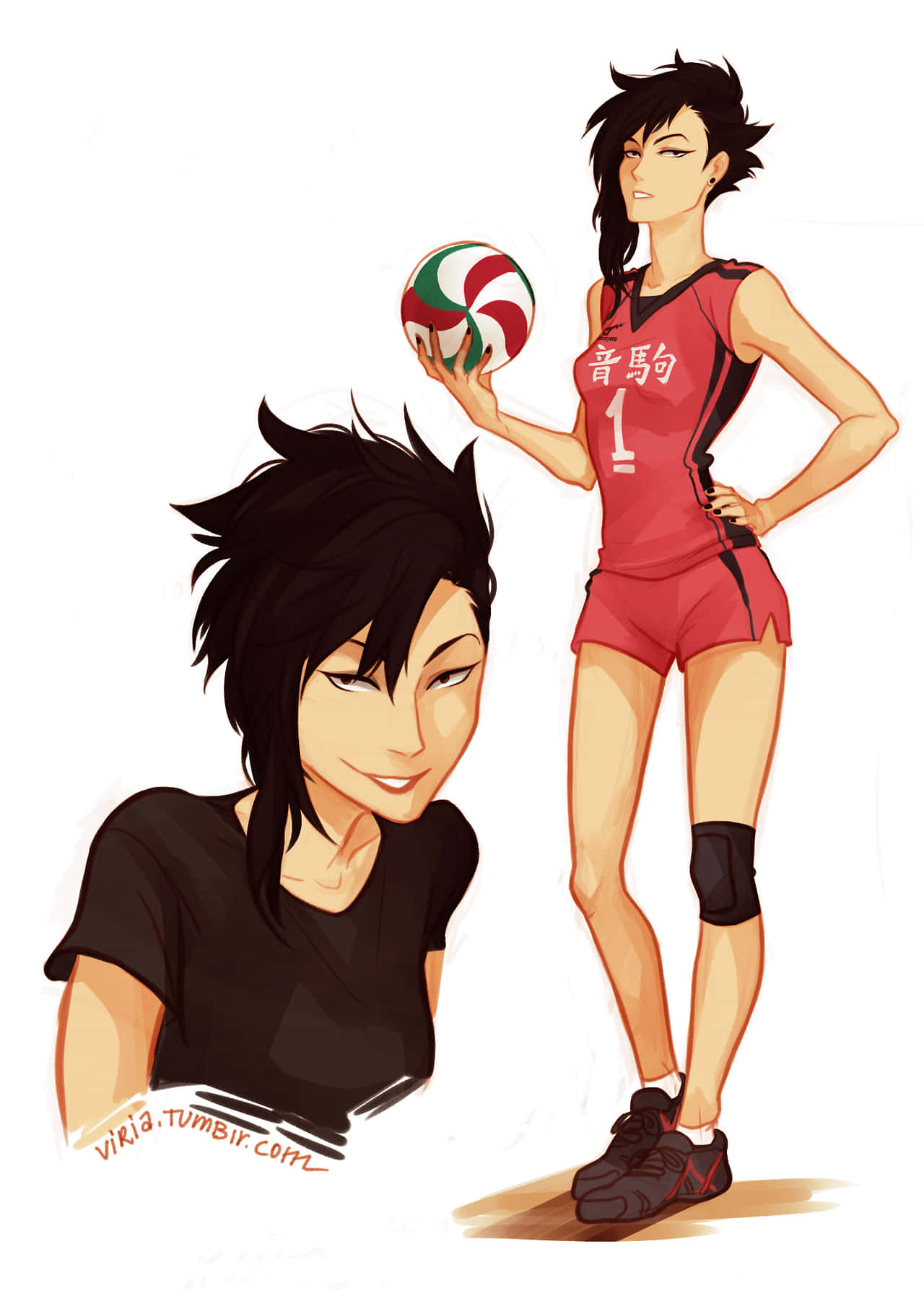 Nekoma High School Volleyball Team Background