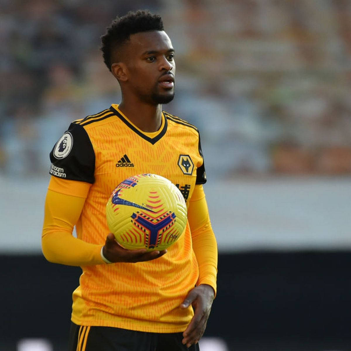 Nelson Semedo Wearing Yellow Background