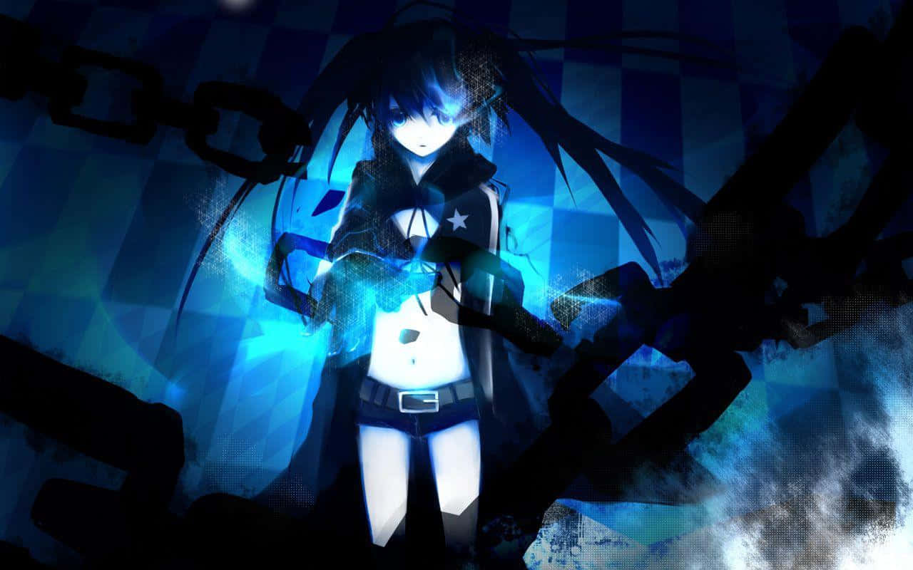 Neon Anime Mato Kuroi Background