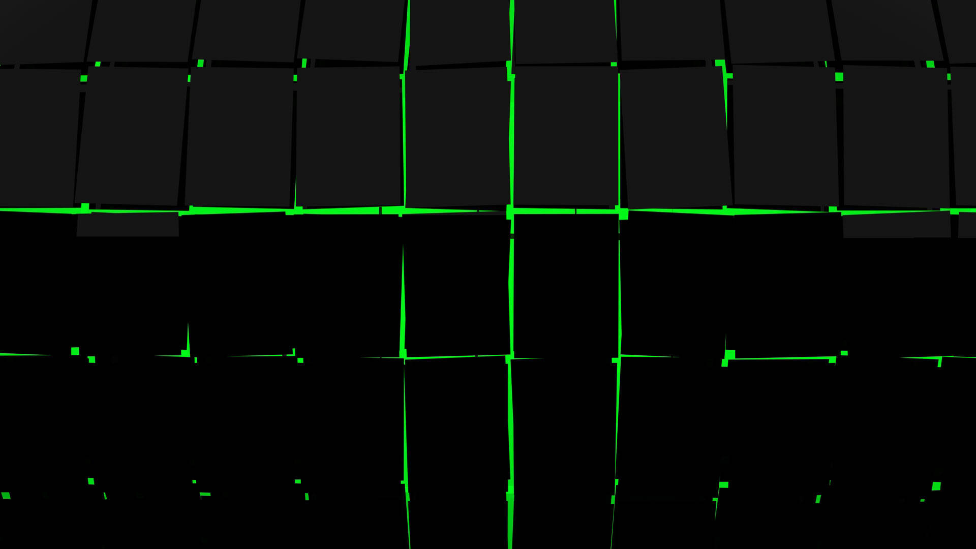 Neon Backlight Abstract Squares Black Desktop Background
