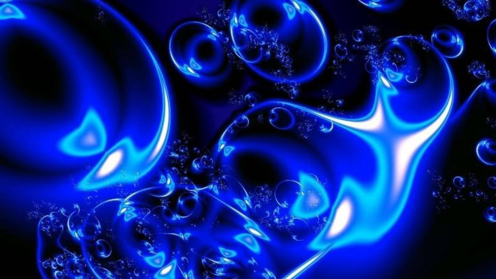Neon Blue Water Background