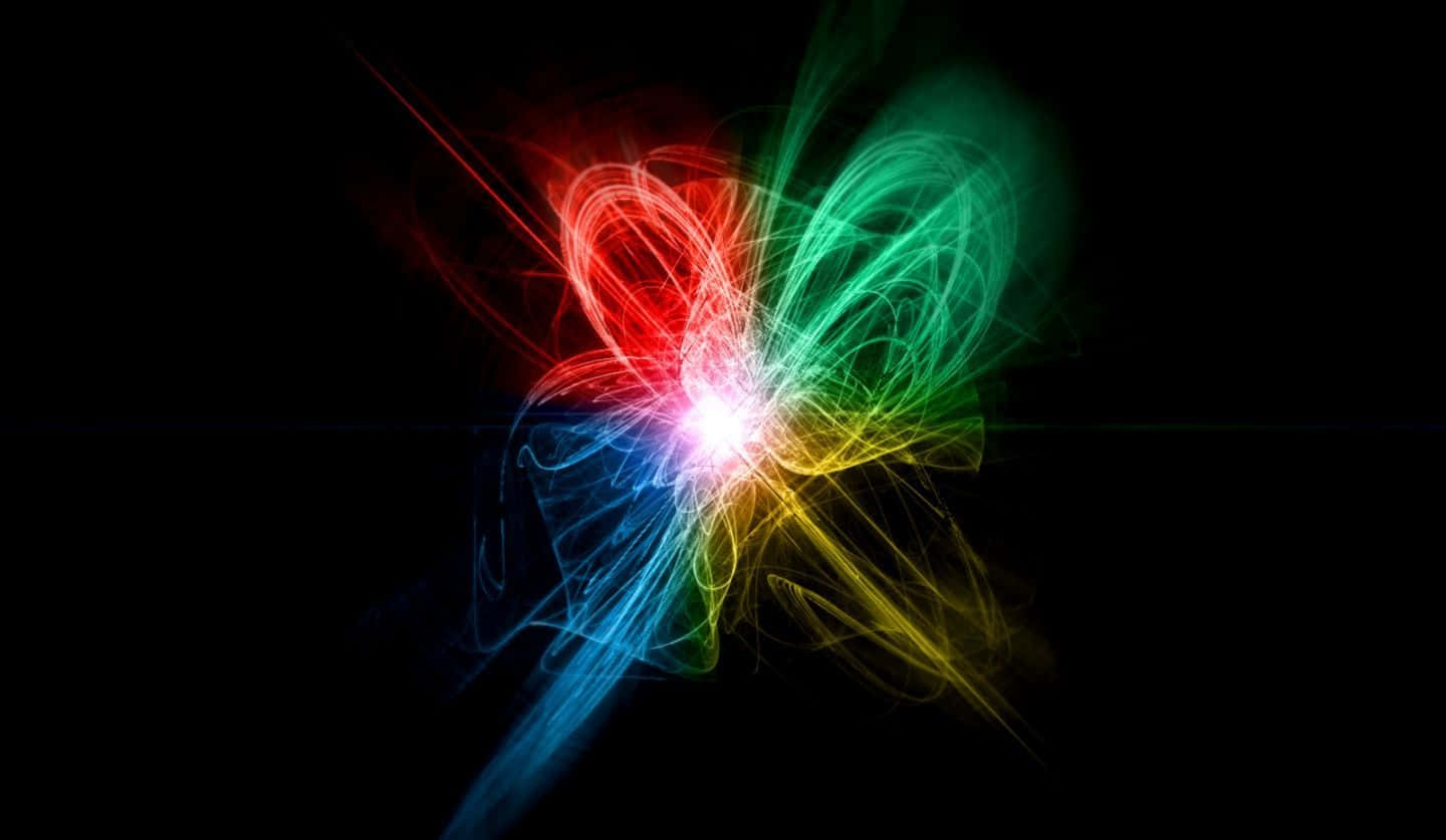 Neon Colours Light Up The Night Background