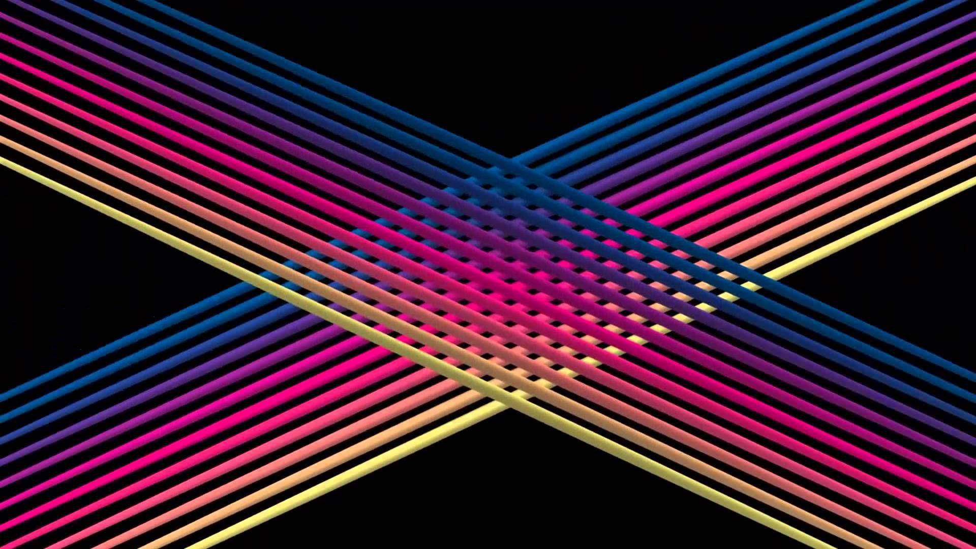 Neon Diagonal Lines Graphic