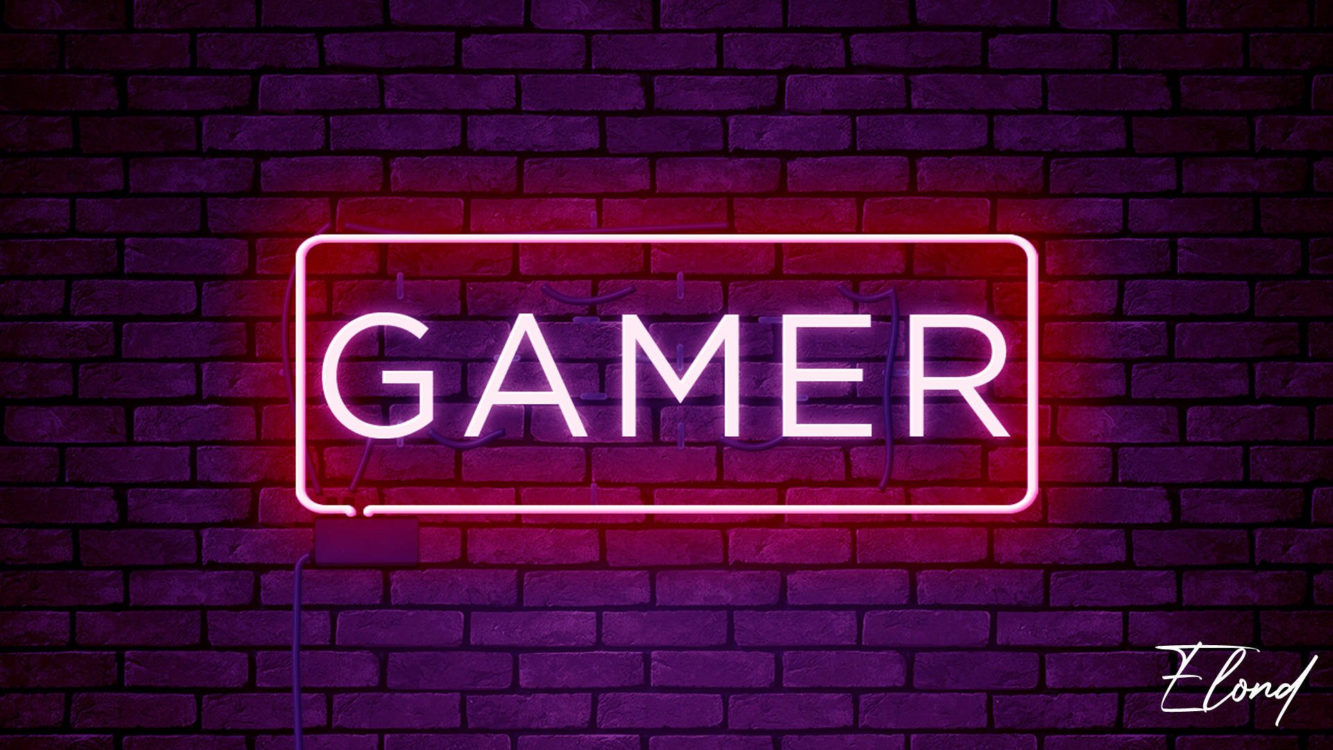 Neon Gamer Sign
