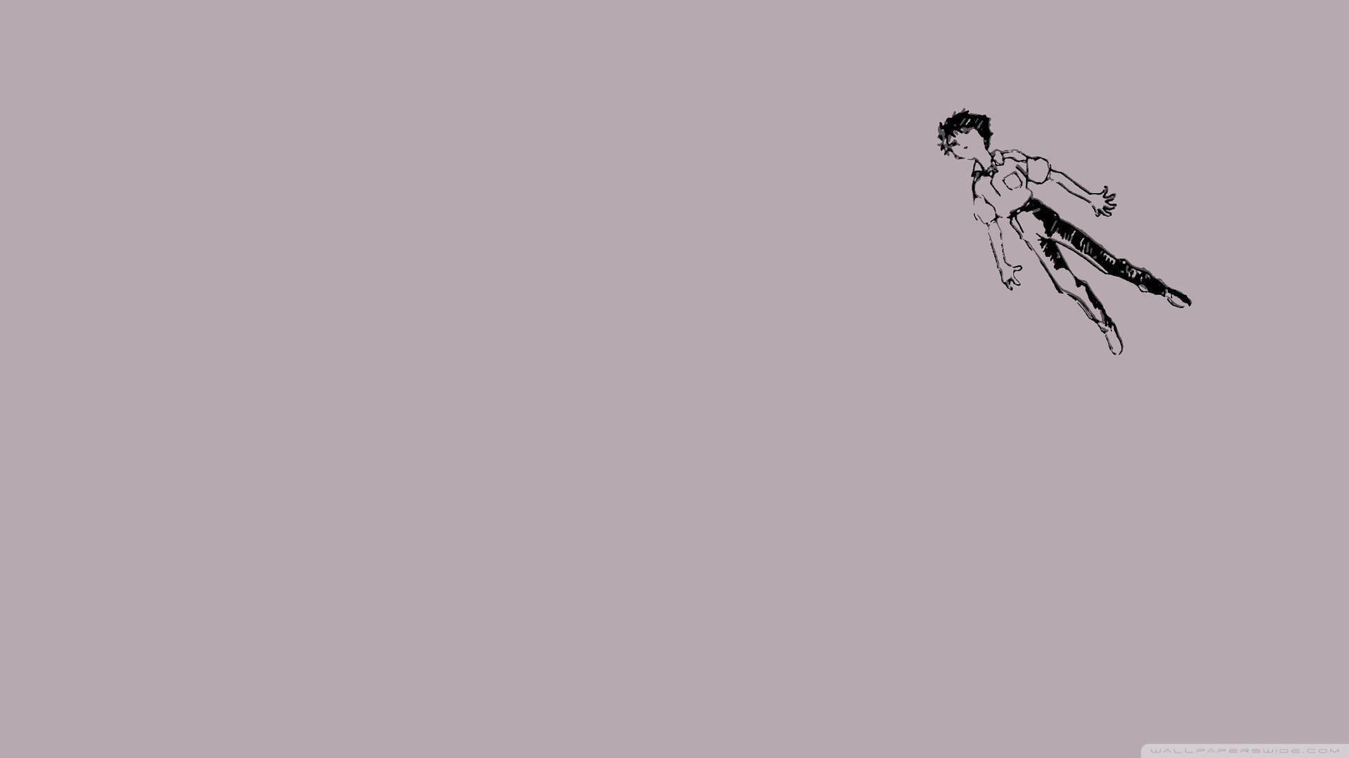 Neon Genesis Evangelion Shinji Grey Art Background