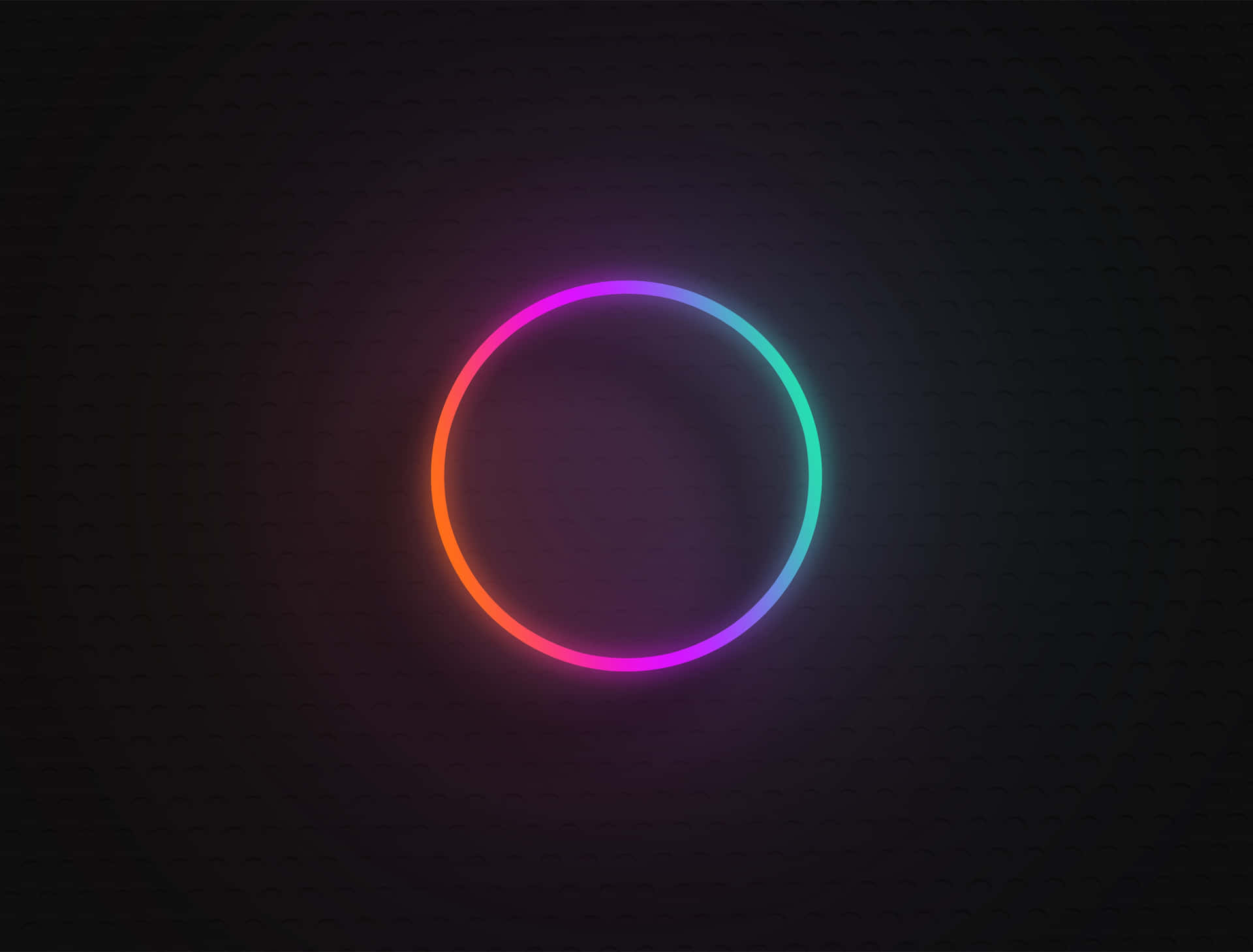 Neon Glow Ring Abstract Background