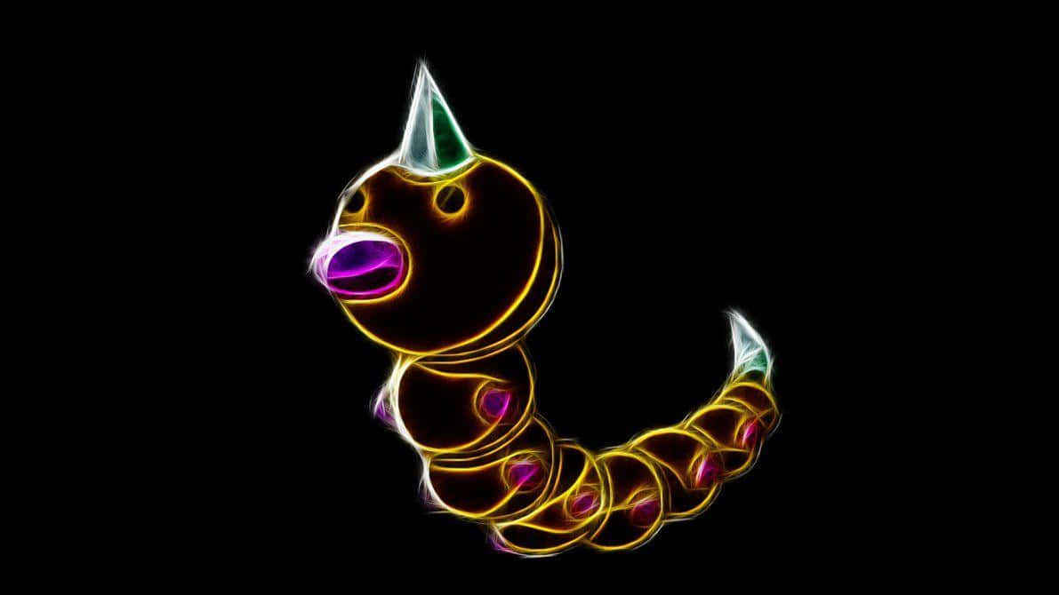 Neon Glow Weedle Artwork