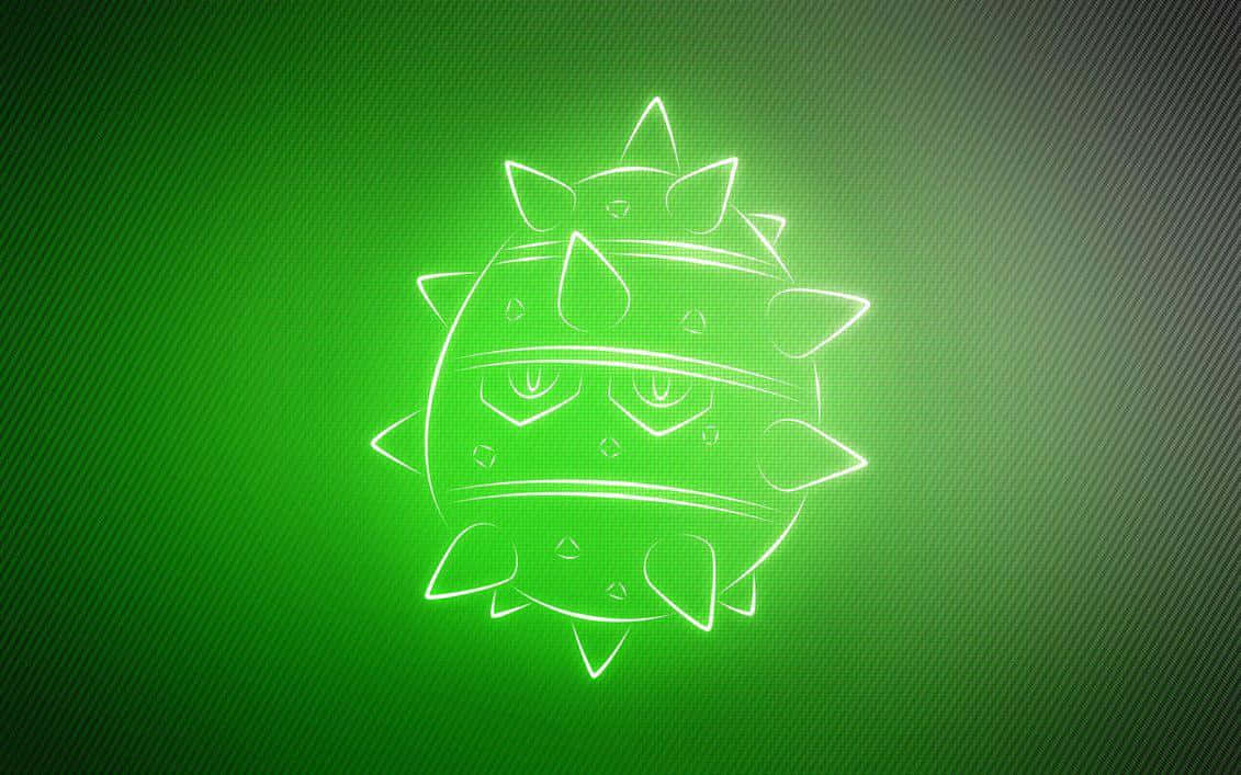 Neon Green Ferroseed Background