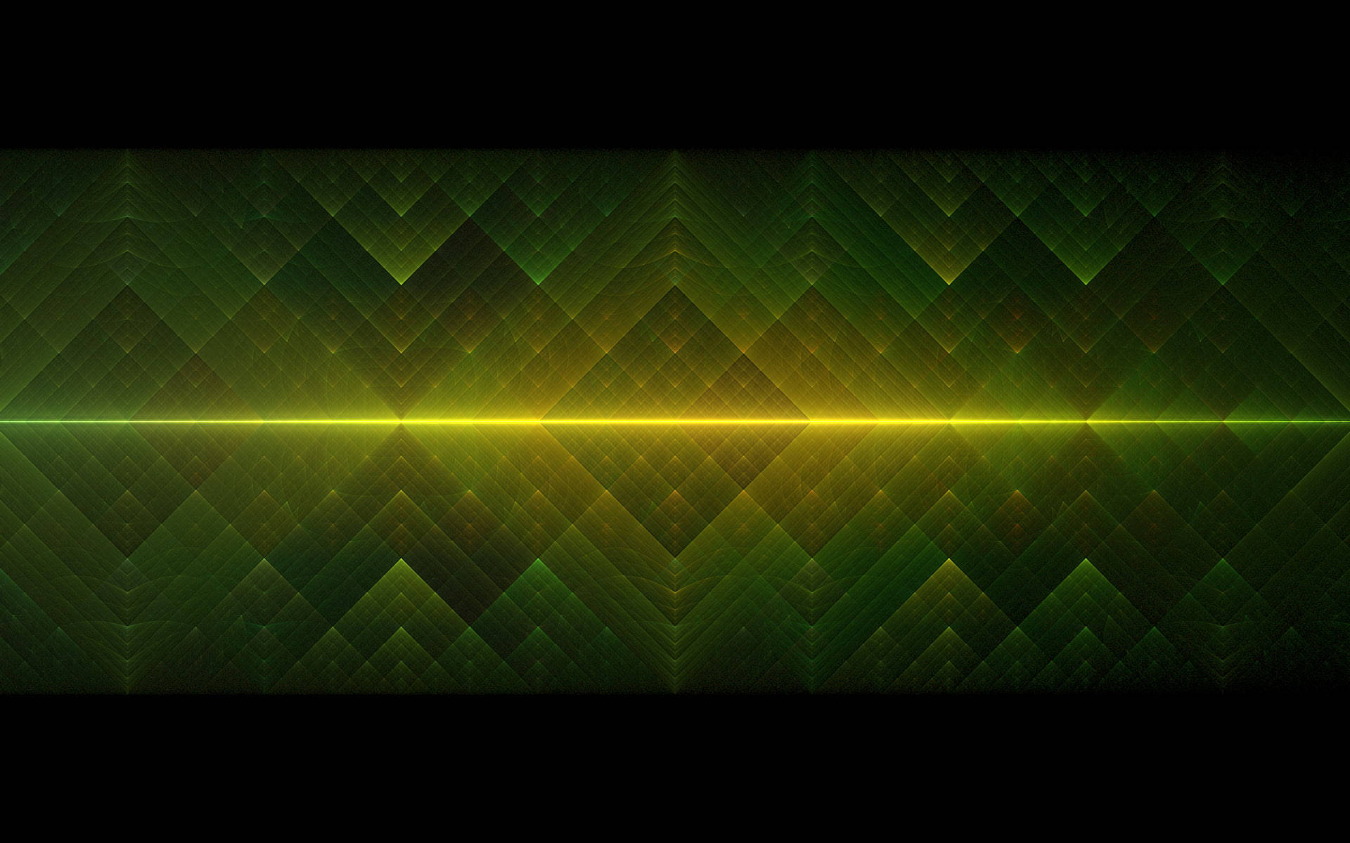 Neon Green Geometric Squares Background