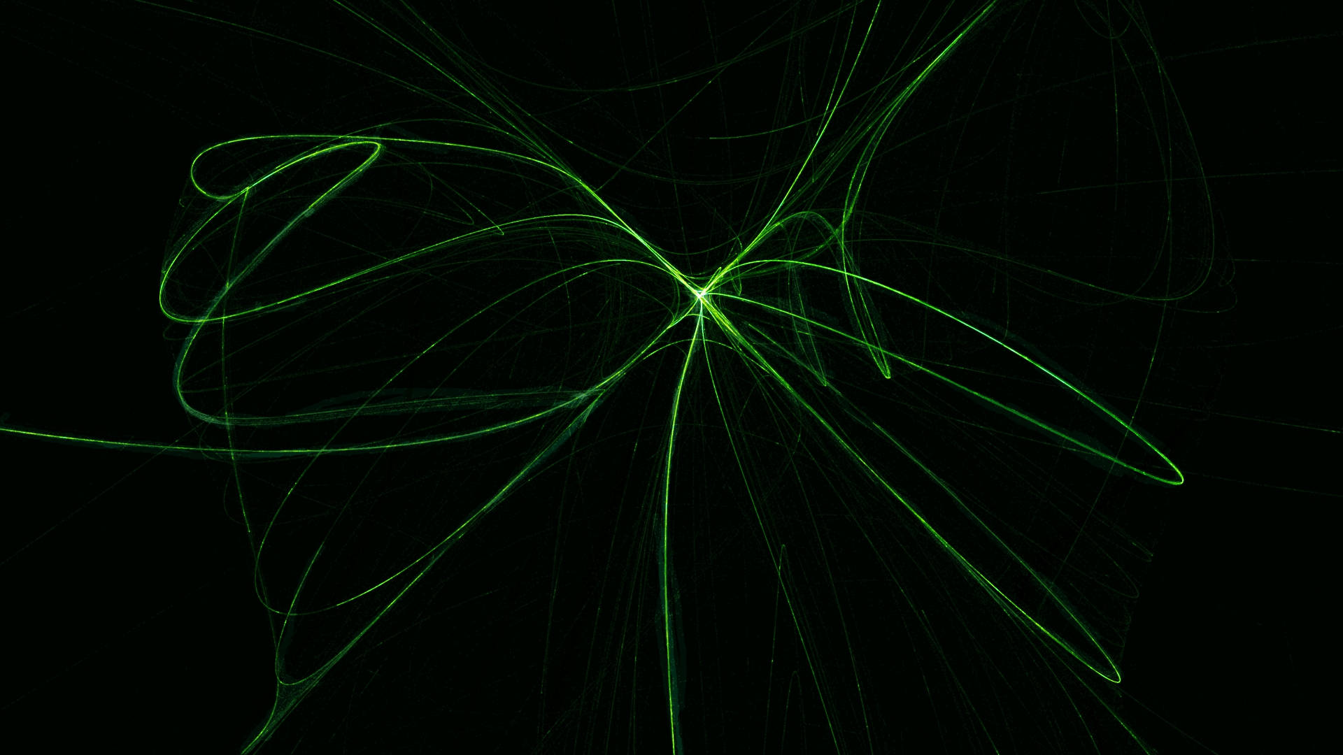 Neon Green Laser Beam Background