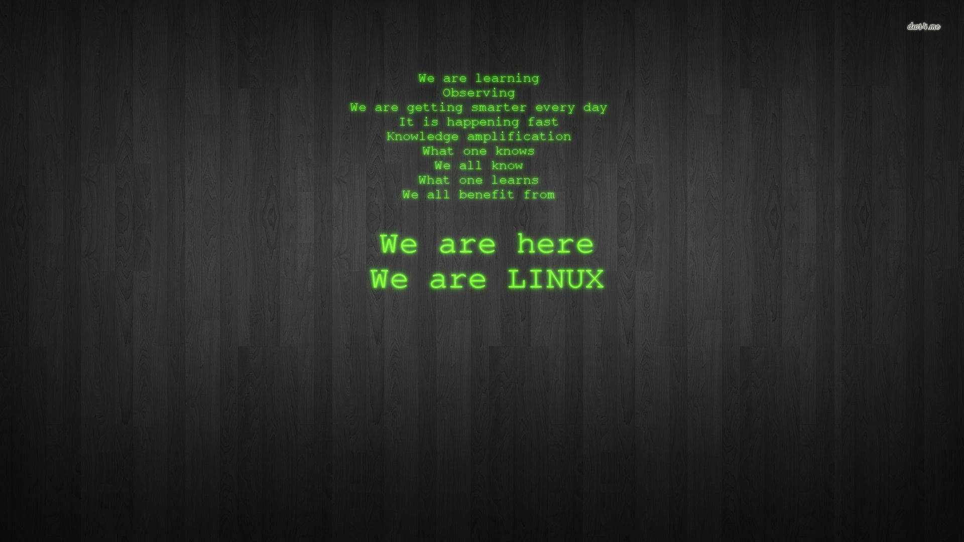 Neon Green Linux Debian Hacker Background