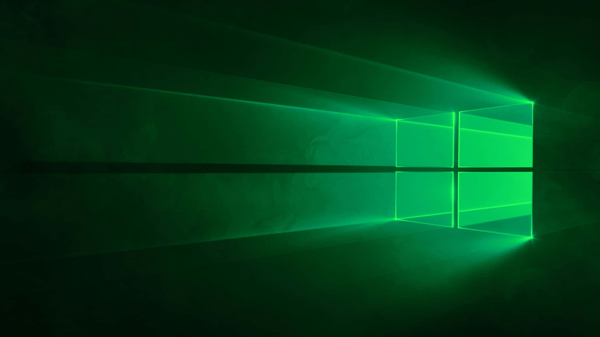 Neon Green Logo Windows 1 Background