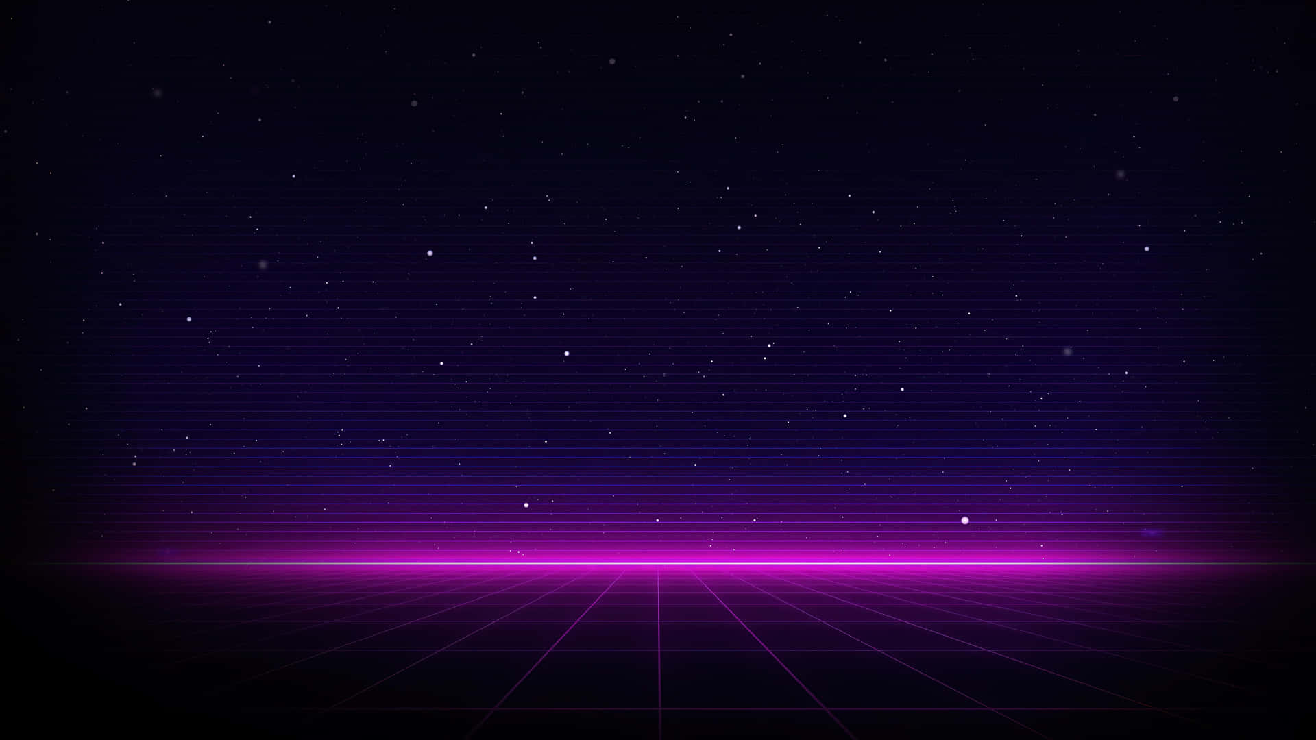 Neon Grid Landscape Background