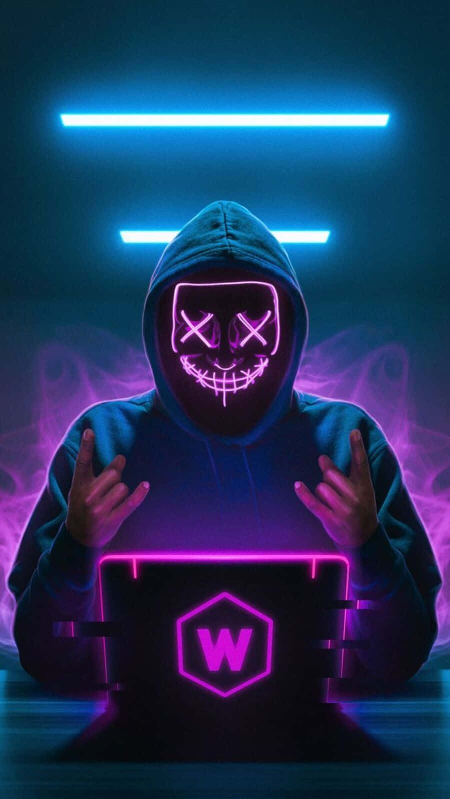Neon_ Hacker_ Persona Background