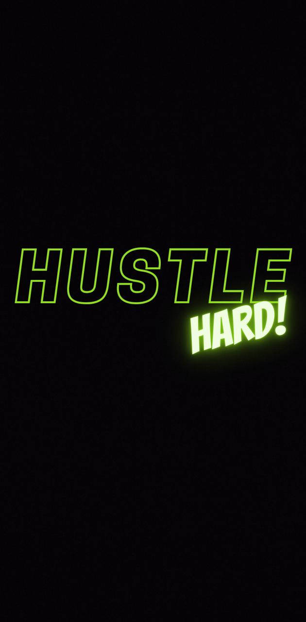 Neon Hustle Hard Background