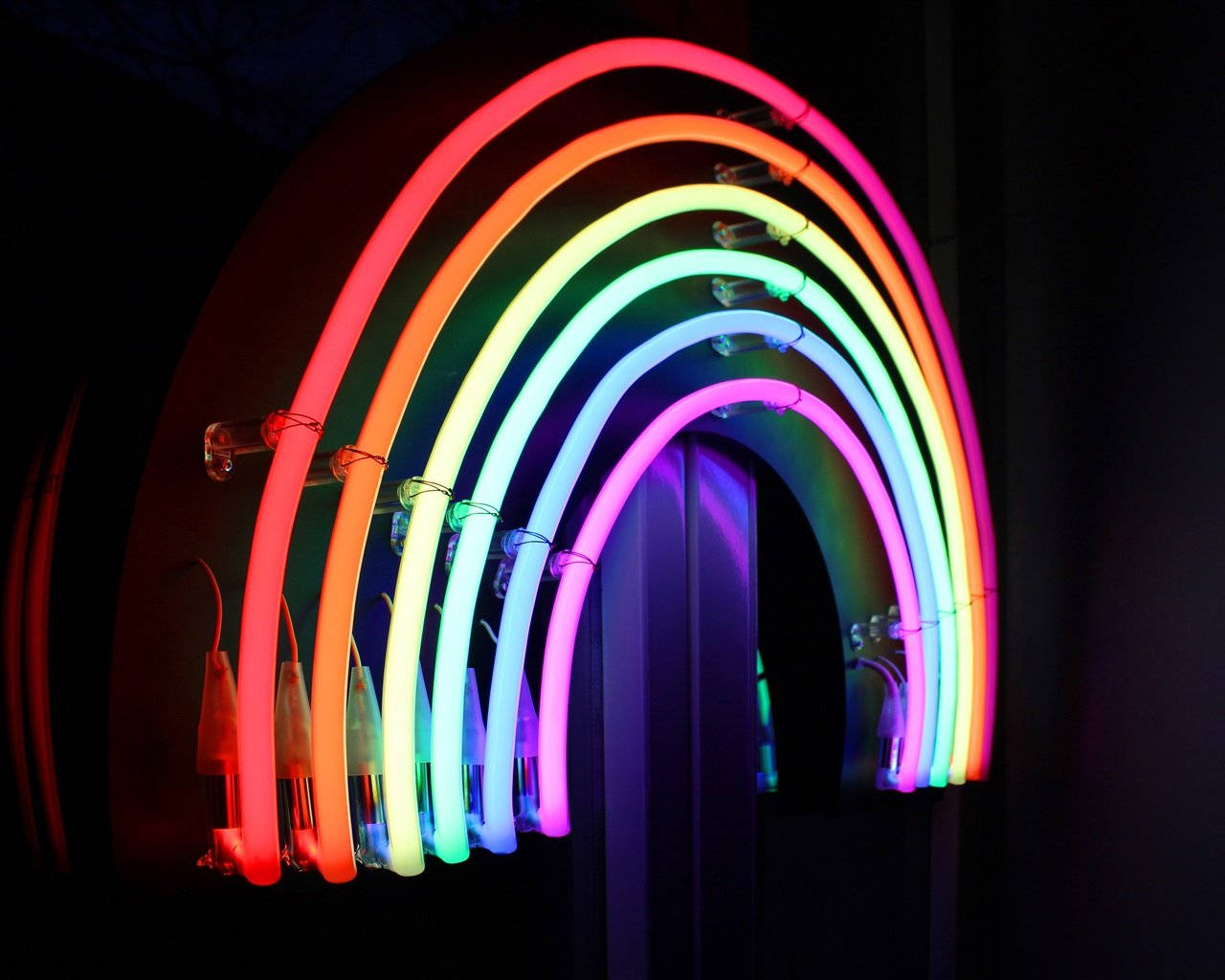 Neon Light Rainbow