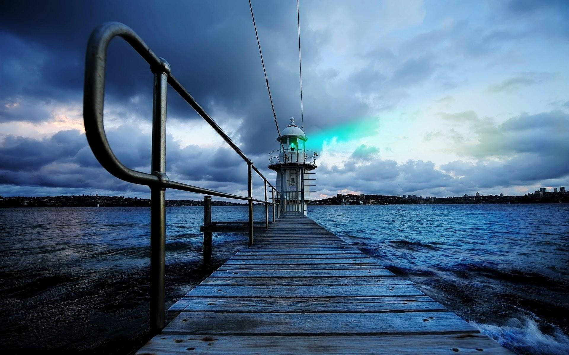 Neon Lighthouse