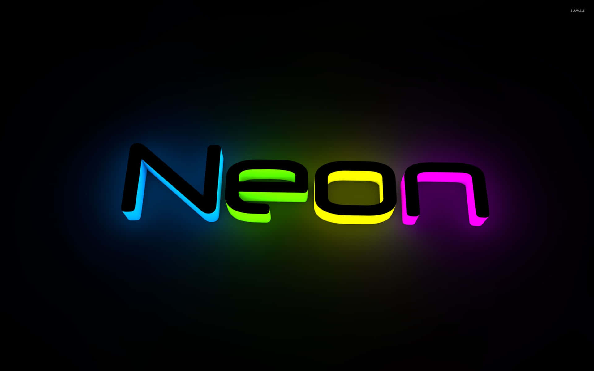 Neon Lights Can Give An Aesthetic To Any Environment. Background