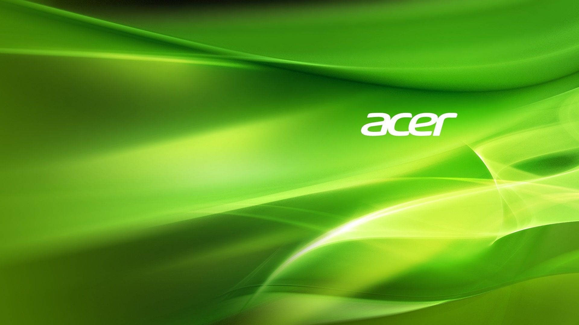 Neon Lime Green Acer Logo Background