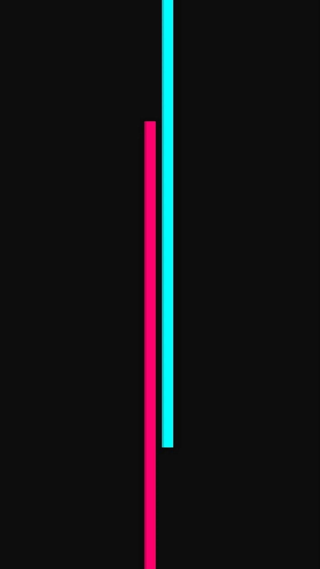 Neon Lines Minimalist Phone