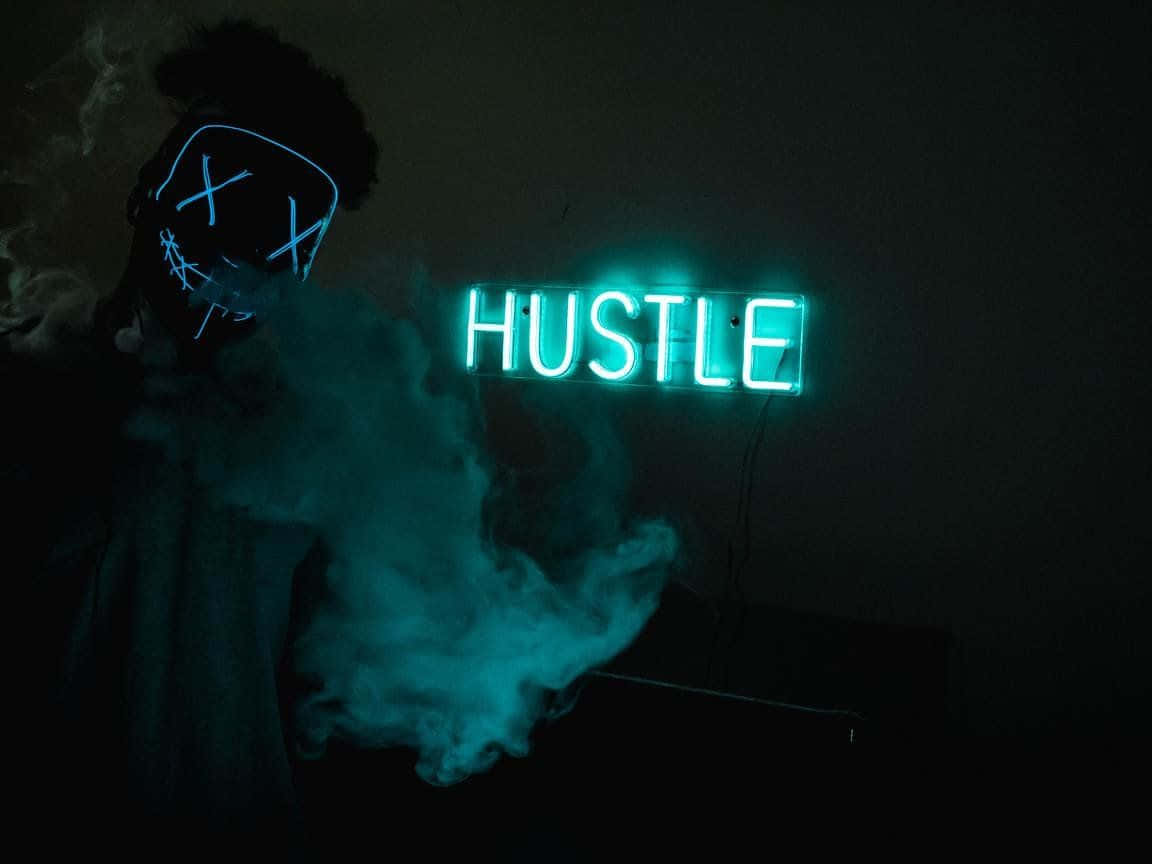 Neon Mask 1152 X 864 Background