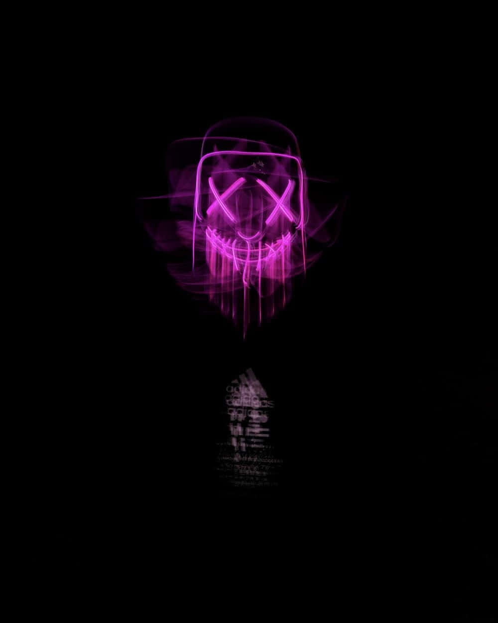 Neon Mask Background