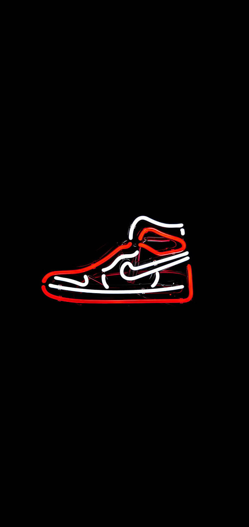 Neon Nike Air Jordan 1 Background