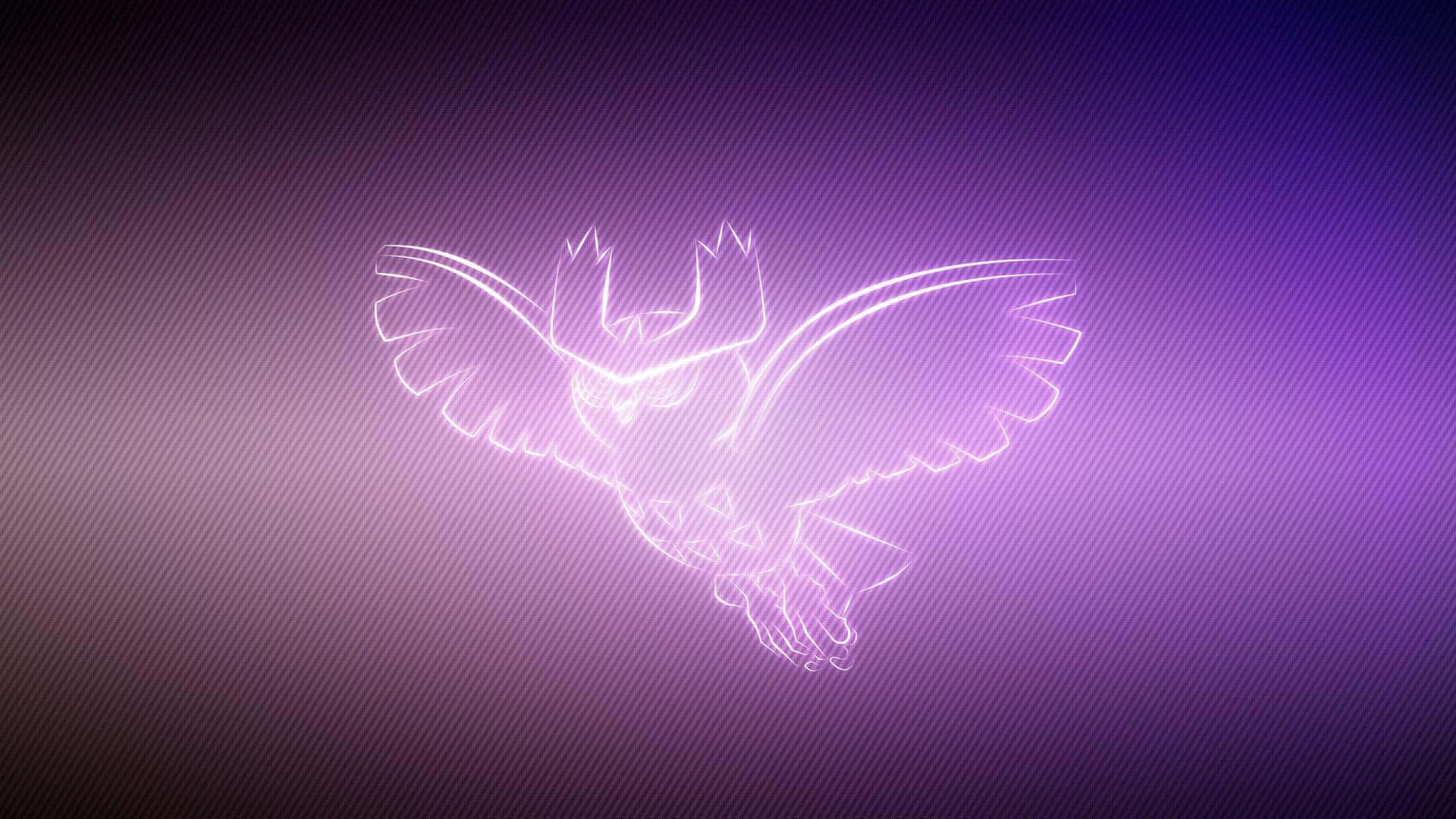 Neon Noctowl Artwork Background