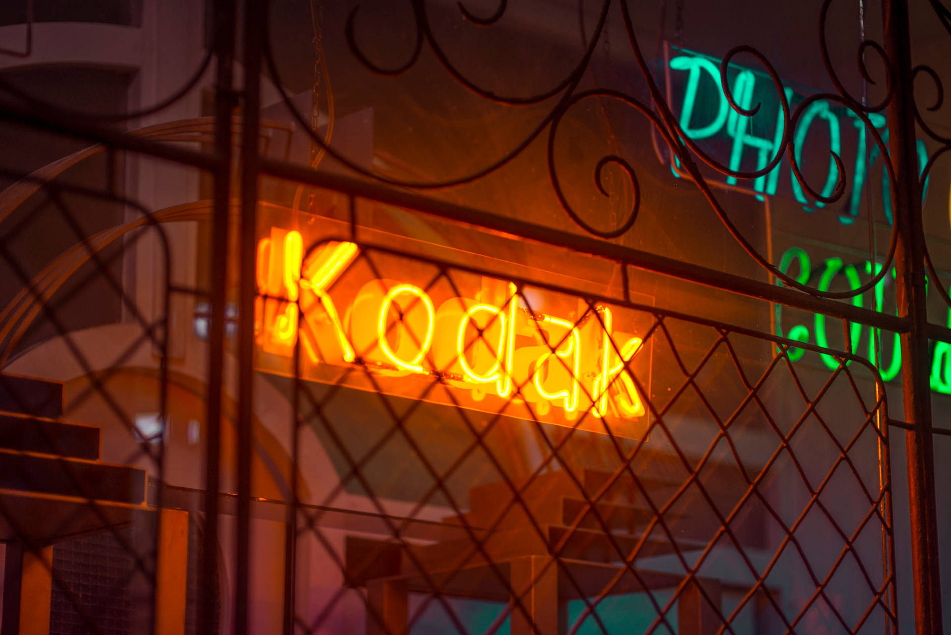 Neon Orange Aesthetic Kodak