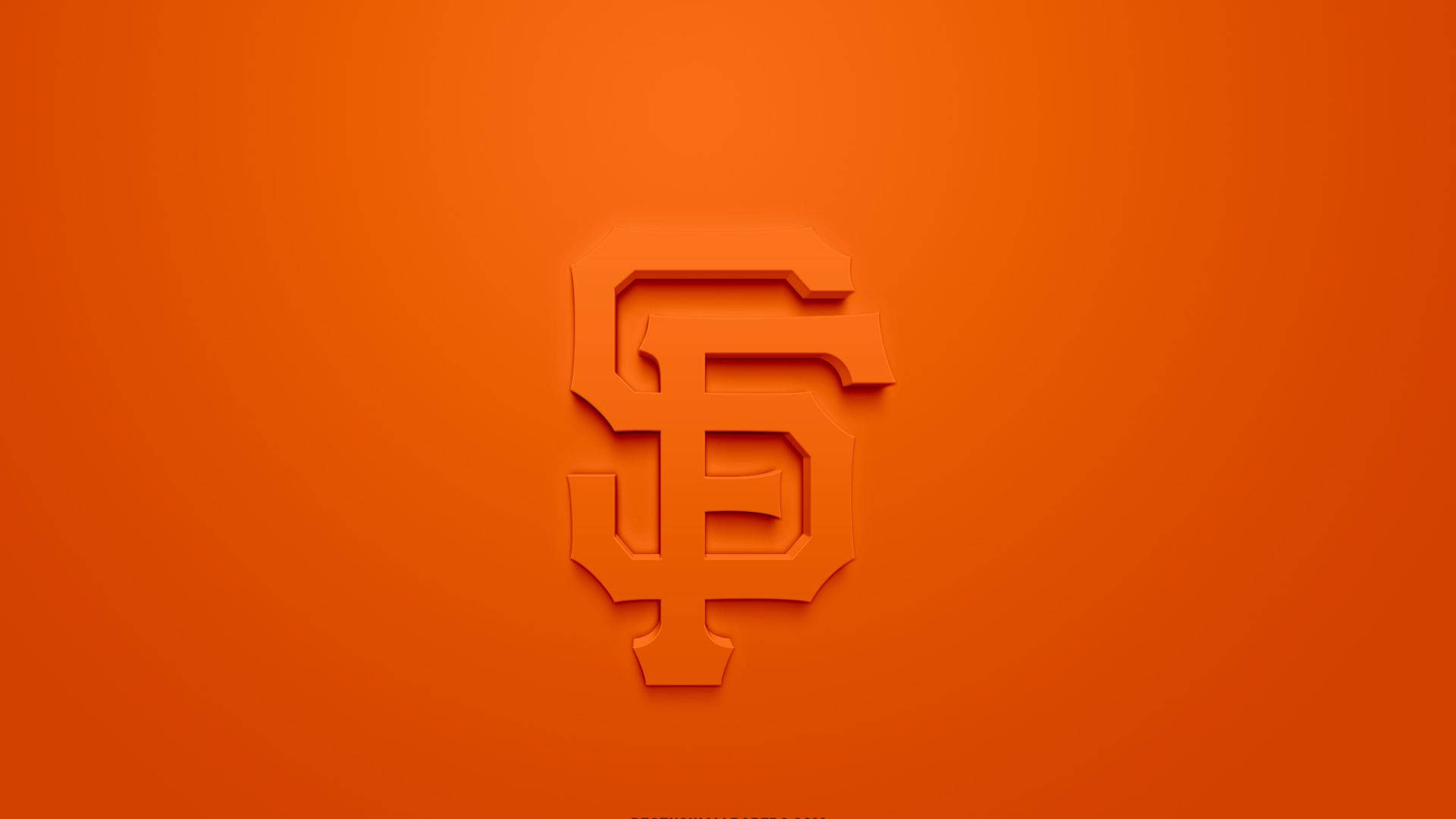 Neon Orange San Francisco Giants Background